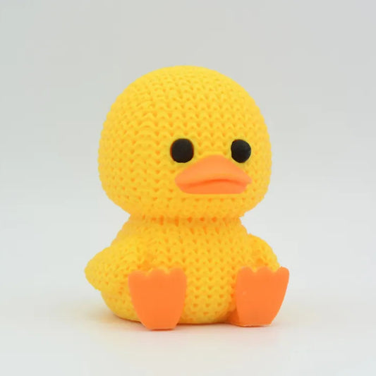 Pato de Tricô Decorativo – Efeito Tricô em Impressão 3D