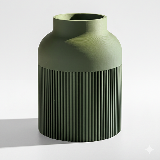 Vaso Kairo Nº04 – Silence –Vaso Decorativo Japandi Minimalista com Design Equilibrado