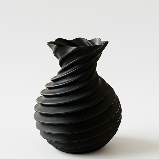 Vaso Nyx Nº04 – Vaso Decorativo Moderno Escultural
